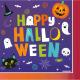 Miniature Lot 16 Napkins - Halloween Friends