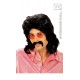 Miniature 70s Wig And Mustache