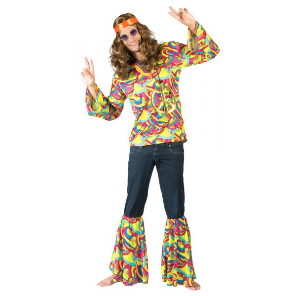 Hippie Costume - Rainbow Dude - Men - 608370-parent