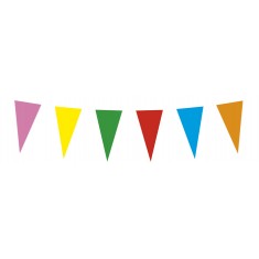 Multicolored Pennant Garland