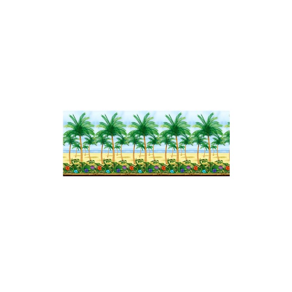 1 Roll of Palm Tree Wall Decoration - 672119