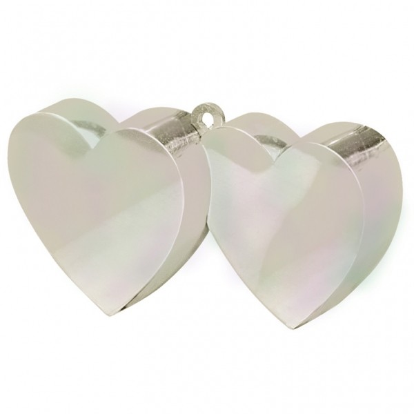 Balloon weight Iridescent heart - 11711-15