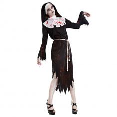 Zombie Nun costume - women 