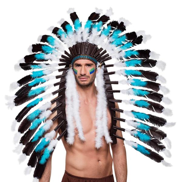 Snow Wolf Indian Headdress - Adult - 44141