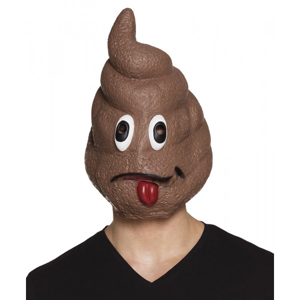 Latex Mask - Poop Emoticon - 00149