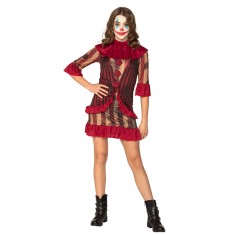 Midnight Clown Costume - Teenager - Girl