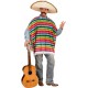 Miniature Mexican Poncho Costume - Adult