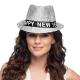 Miniature Hat - Happy New Year - Silver