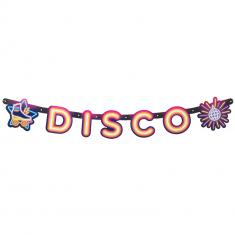 DISCO cardboard letter garland