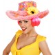 Miniature Sunflower Ibiza Hippie Hat - Pink
