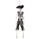 Miniature Hanging Figurine - Pirate Skeleton