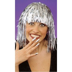 Silver Disco Wig