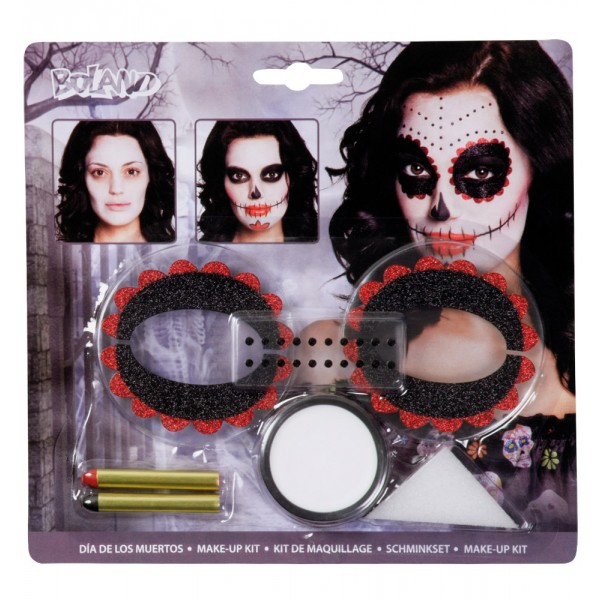 Dia De Los Muertos Makeup Kit - Halloween - 45088