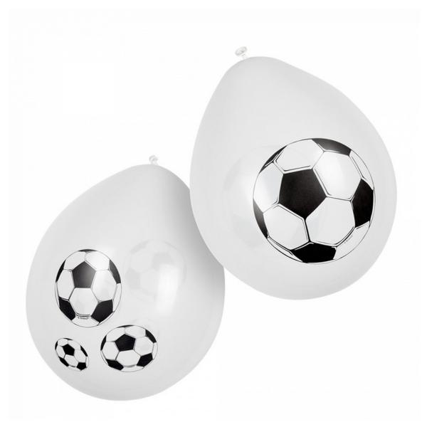 Set of 6 Football Latex Balloons - 62505