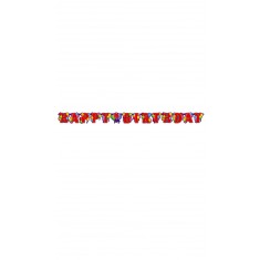 1 Happy Birthday Balloons Party Banner