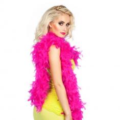 Fuchsia feather boa