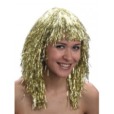  80s Gold Lamé Wig