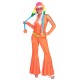 Miniature Disco Jumpsuit - Neon Orange - Women