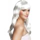 Miniature White Cabaret Wig