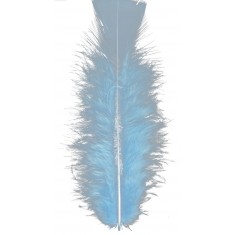 Bag of 50 Sky Blue Feathers