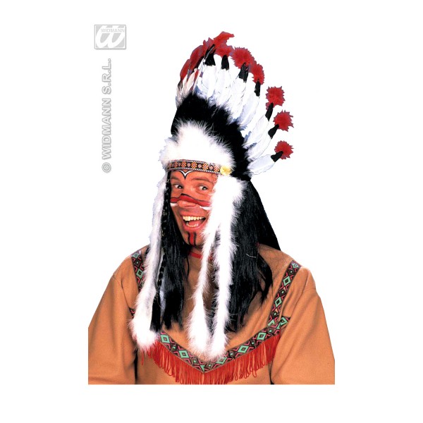 Indian Headdress - Racing Bull - 3305B