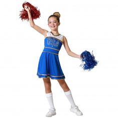Blue Cheerleader Costume - Girl