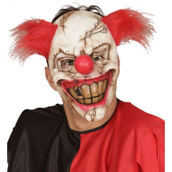 Killer Clown Half Mask - 00840