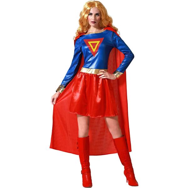 Comic Heroine Costume - Blue - Women - 72246ATO-Parent