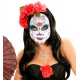 Miniature Printed Fabric Mask - Dia De Los Muertos - Women