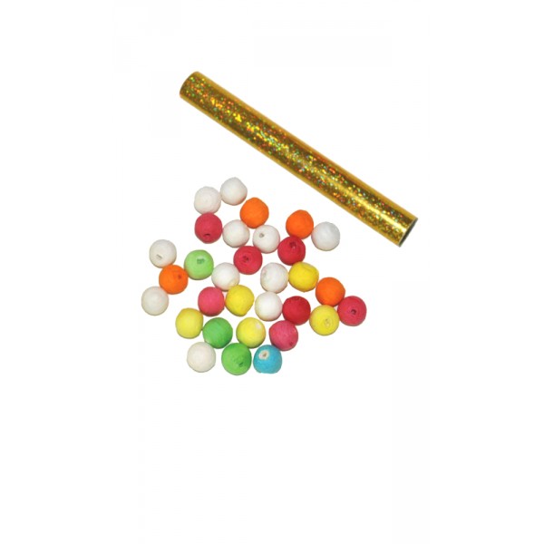 Bag of 30 balls with Golden Sarbacane - 66016