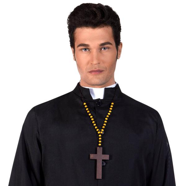 Wooden Priest Cross - 64331BOL