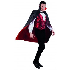 Red And Black Reversible Vampire Cape
