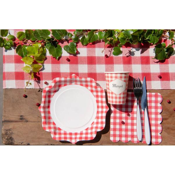 Paper plates x10 - In the countryside - 7269-7