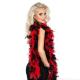 Miniature Two-tone Boa - Black & Red