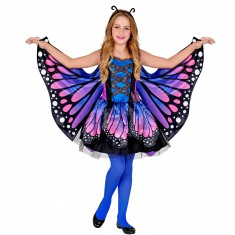 Butterfly costume - Blue/pink - Girl