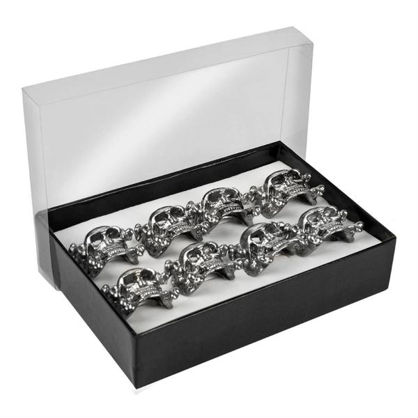 Set of 8 Skull Rings - RDLF-643