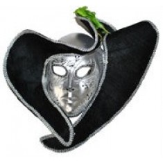 Silver Venetian Mask