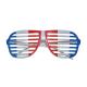 Miniature Tricolor Striped Glasses France - Adult