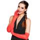 Miniature Long Gloves Red