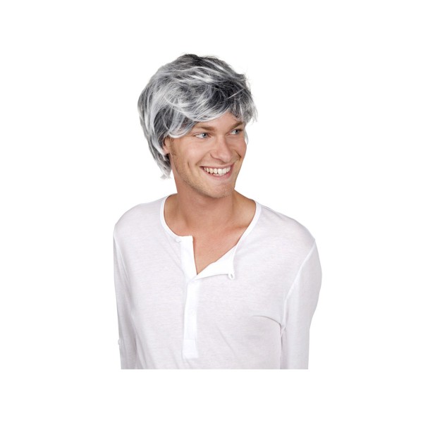 Black and Gray Highlighted Tyler Wig - 86389