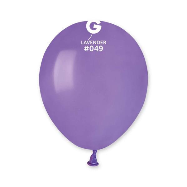 50 Standard Balloons 13 Cm - Lavender - 054903GEM