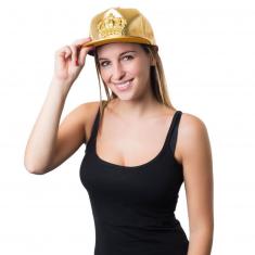 Adult cap - gold crown baseball