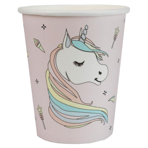 Paper cups x 10 - Unicorn - 6242