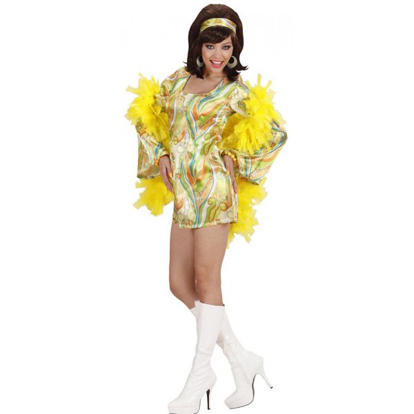 Yellow Seventies Costume - Women - 74463-OLD