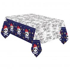 Paper tablecloth - Pirates map - 120 x 180 cm