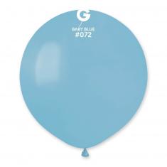 10 Standard Balloons - 48 Cm - Baby Blue