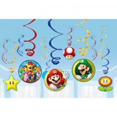 12 Spiral Decorations - Super Mario™
