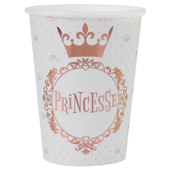 Paper cups x 10 - Princess - 7244