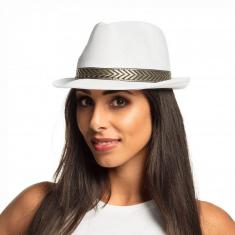 White Borsalino Hat - Adult