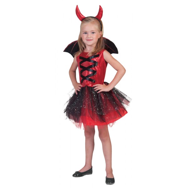 Little Devil Costume - Girl - 404211/5-8-Parent